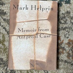 Memoir from Antproof Case by Mark Helprin Hardcover Book